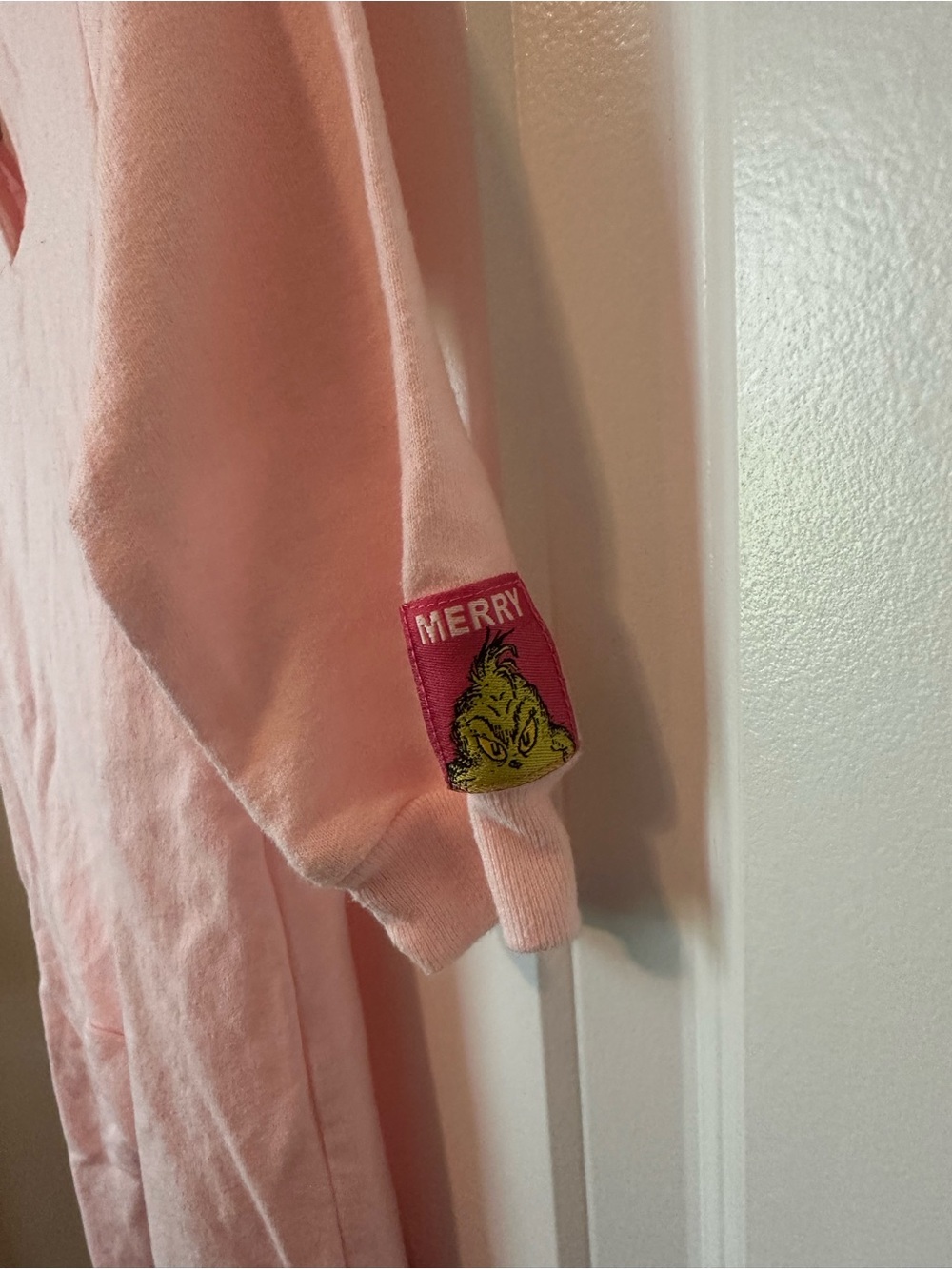 Pink Grinch Graphic Baby One-Piece Bodysuit - Picture 4 of 4